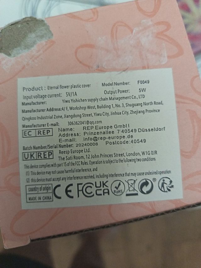 2 Rosas Doradas LED - Decoración