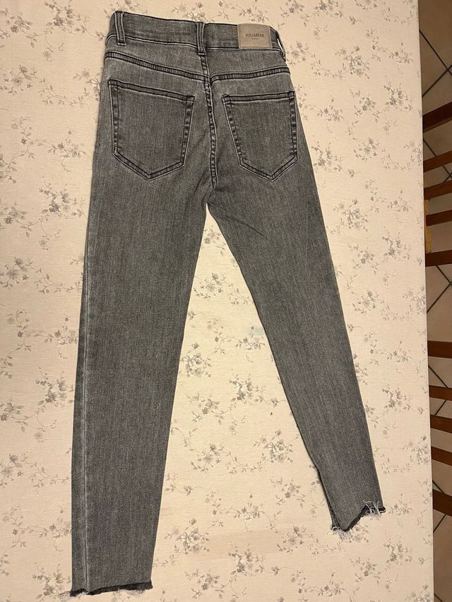 Jeans skinny grigio donna