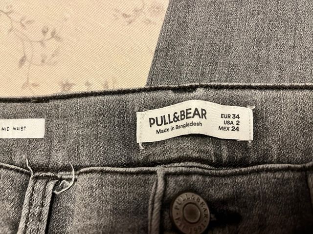 Jeans skinny grigio donna