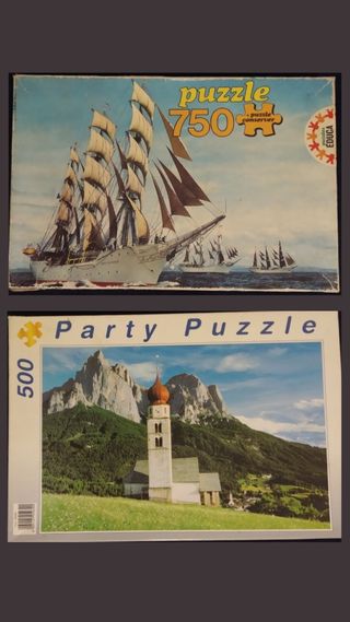 2 Puzzles 6000 piezas Trefl. Y regalo otro.

