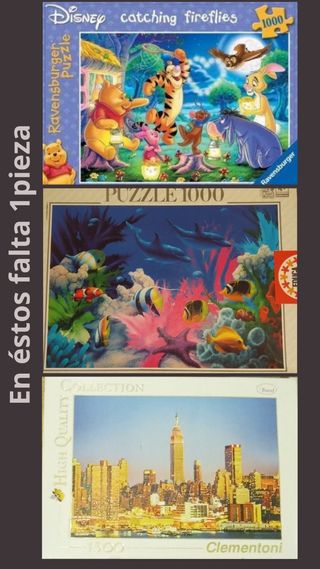 2 Puzzles 6000 piezas Trefl. Y regalo otro.
