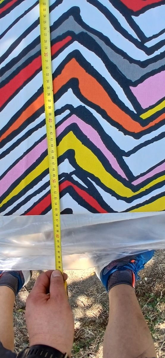 Cojínes comedor caravana Roller aloha estampado