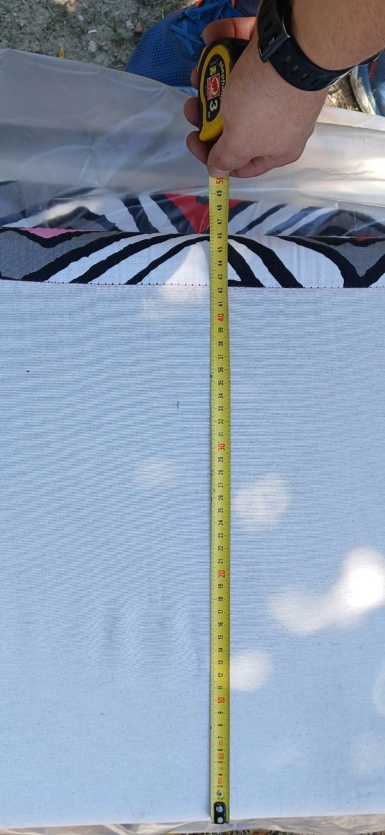 Cojínes comedor caravana Roller aloha estampado