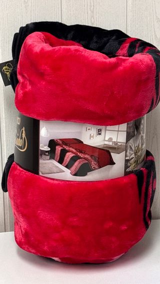 Mantas de terciopelo cama de matrimonio