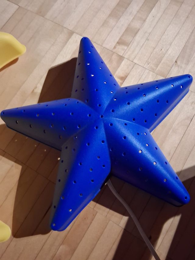 2 Luci Notturne Stelle Luna, Plastica