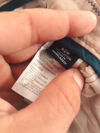 Pantalón corto Nautica beige Logo Algodón