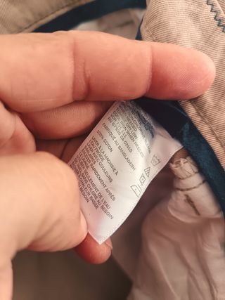 Pantalón corto Nautica beige Logo Algodón