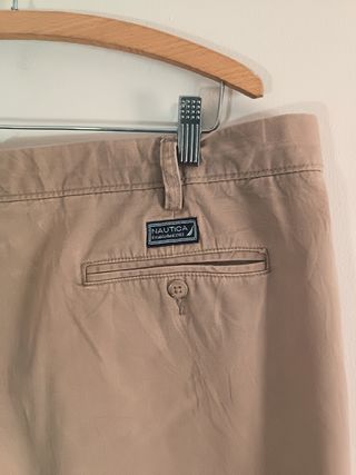Pantalón corto Nautica beige Logo Algodón