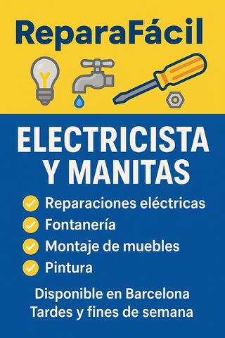 Reparaciones hogar - Electricista Manitas