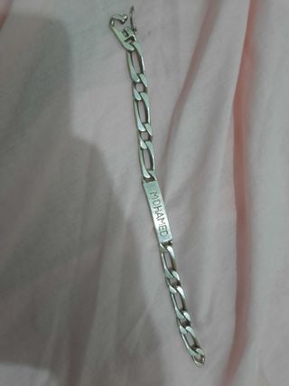 Pulsera de plata hombre