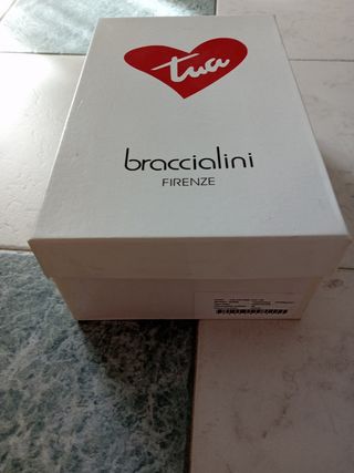 Sabot Braccialini beige e arancioni