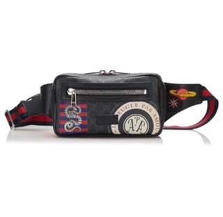 Riñonera Gucci negra y roja