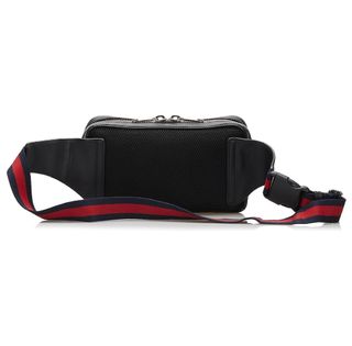Riñonera Gucci negra y roja