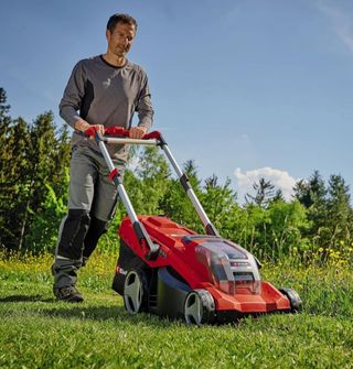 Cortacésped Rosarro de Einhell 42cm, 36V