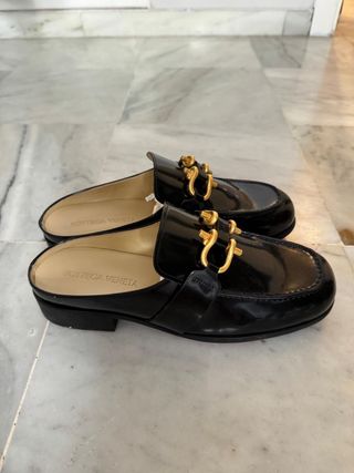 Mocasines Bottega Veneta negros