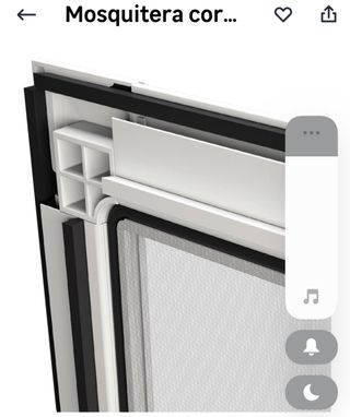 Mosquitera Corredera Aluminio 100x220cm