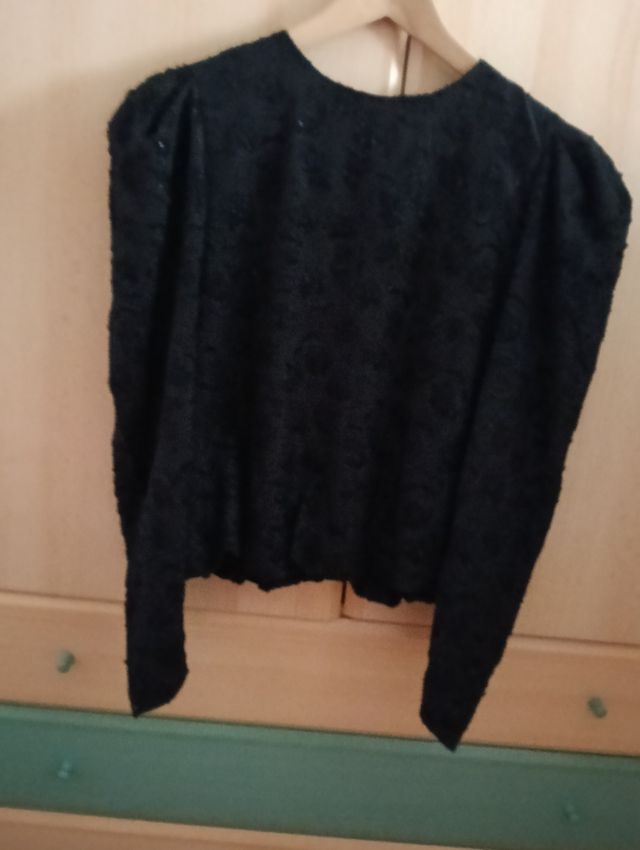 Blusa negra Sfera - Talla L