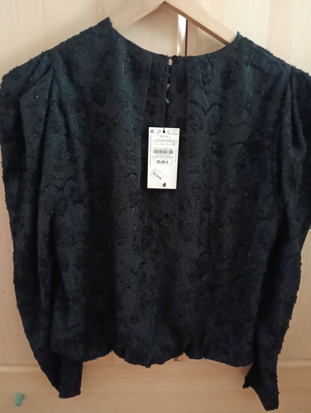 Blusa negra Sfera - Talla L