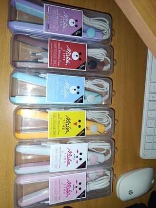 Mini Piastra Capelli con custodia