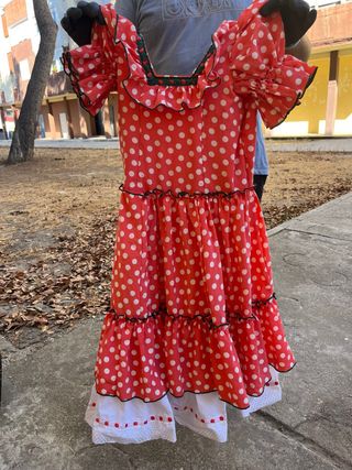 Vestidos niña gitana lunares