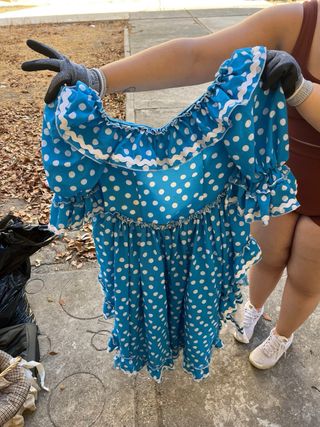 Vestidos niña gitana lunares