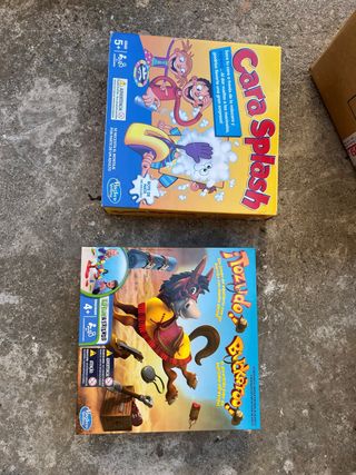 Juegos de mesa: Cara Splash & Tozudo Burro