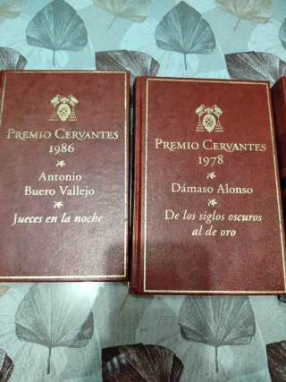 4 Libros Premio Cervantes
