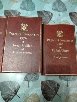 4 Libros Premio Cervantes