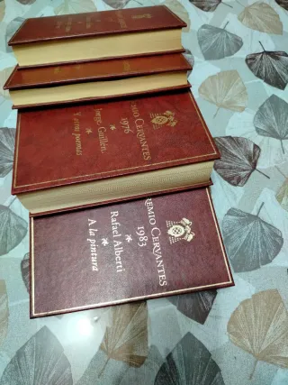 4 Libros Premio Cervantes