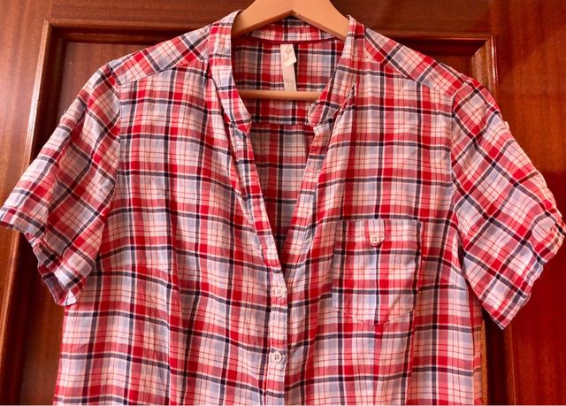 Camisa cuadros Stradivarius