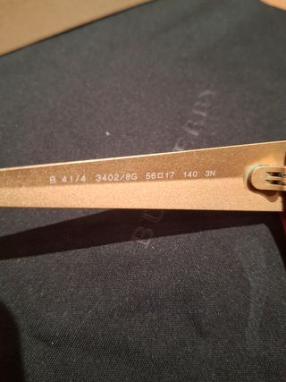 Gafas Burberry - Marrón Dorado