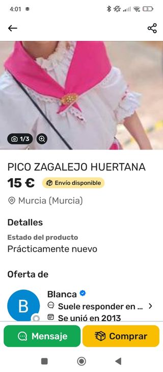 pico bebe-niña fucsia borde blanco de calidad.