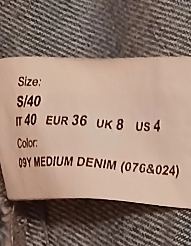 Gilet Jeans SUBDUED taglia S