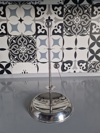 Porta rotolo WMF acciaio - 33cm h base diametro 17