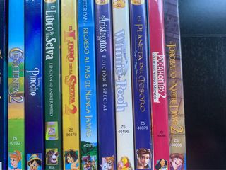 14 Dvd’s de Disney variados. lote o unidad