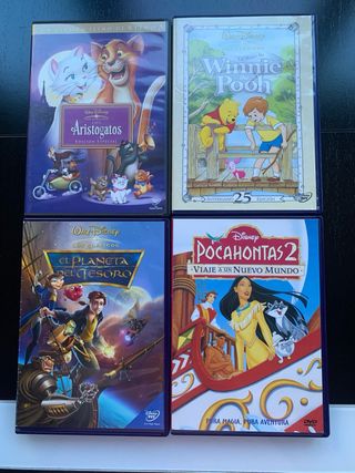 14 Dvd’s de Disney variados. lote o unidad