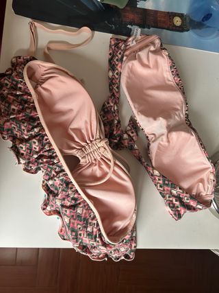 Bikini tg 3 nuovo - Rosa e Verde