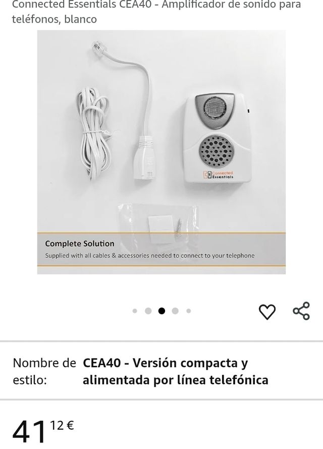 2 Altavoces llamadas Avisador telefónico c/luz LED