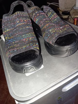 Zapatos plataforma multicolor