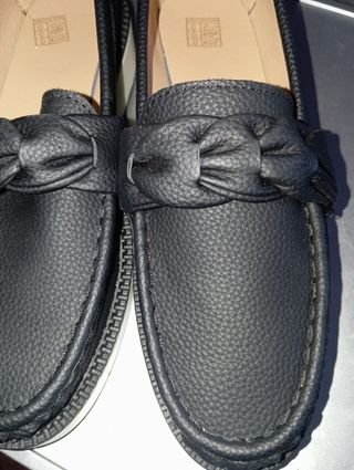 Mocasines negros mujer