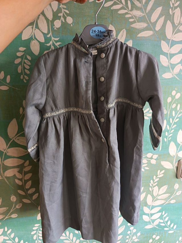 Vestido niña Gocco gris 2-3 años