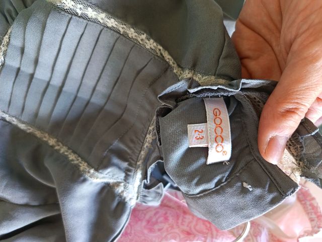 Vestido niña Gocco gris 2-3 años