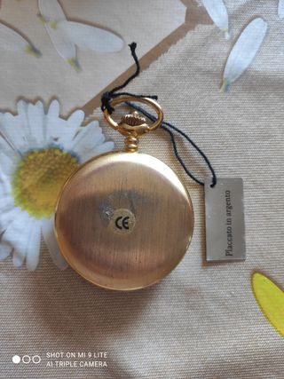 Orologio da Tasca City Watch Placcato Argento