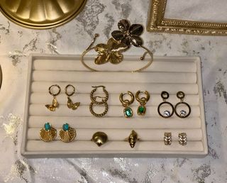 Joyas doradas y turquesa,precios desde 4€!