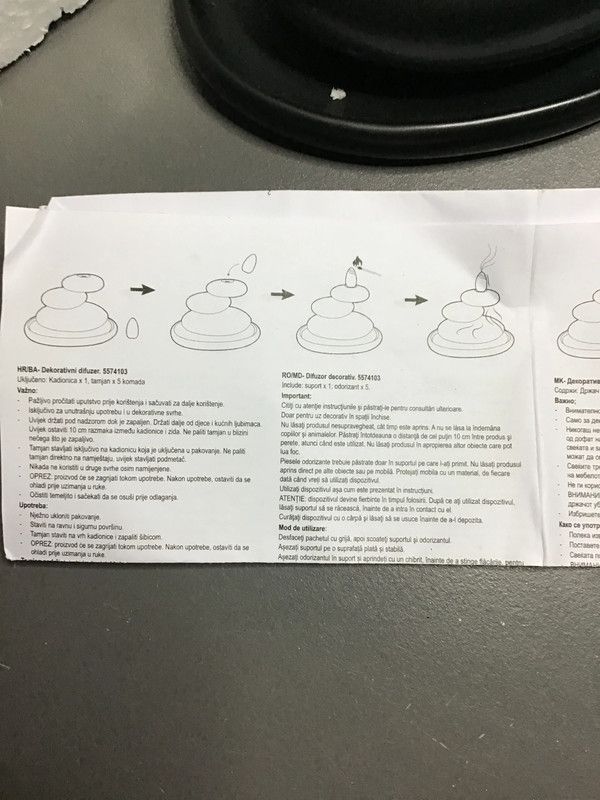 Profumatore Avon Pietre Nere