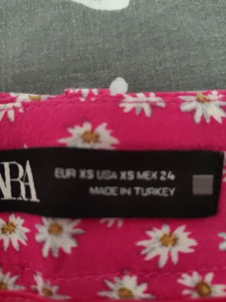 Mini Falda Zara Rosa