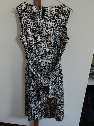 Miniabito bianco e nero