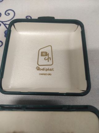 Conjunto Rodiplat chapado oro