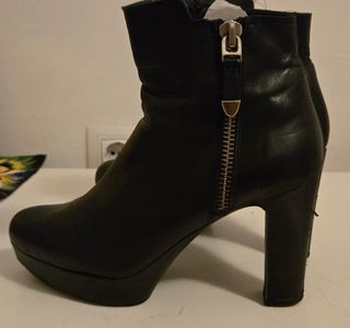 Botines negros plataforma