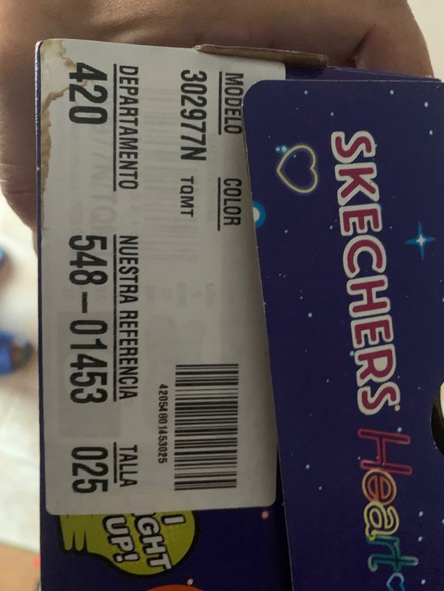 Sandalias niña Skechers con luz talla 25